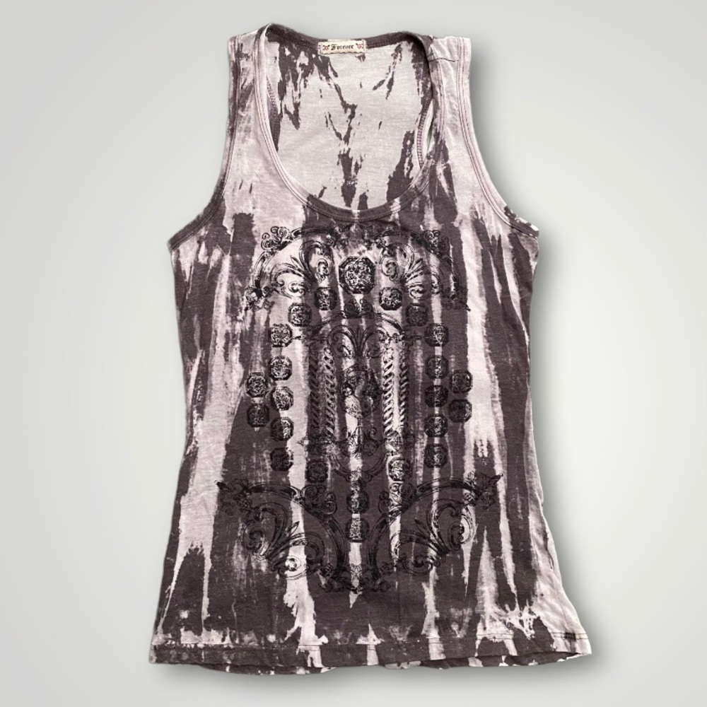 ❗️SOLD❗️Authentic Y2K Forever 21 Tank Top, Gothic/Grunge/Punk Aesthetic